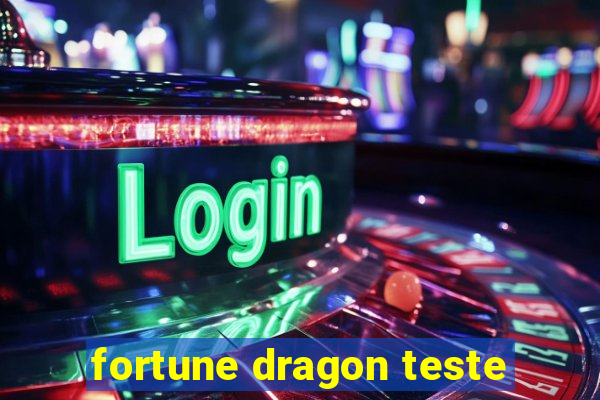 fortune dragon teste